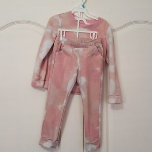 2 sets of pants and sweater.